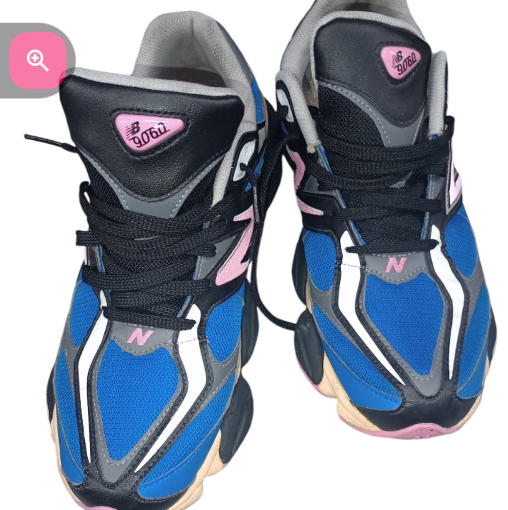 New Balance 9060 Blue Oasis Real Pink Unisex Sneakers